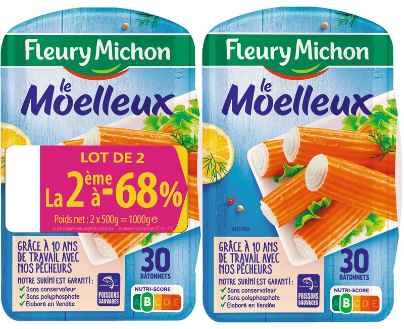 BATONNETS SURIMI MOELLEUX fleury michon
