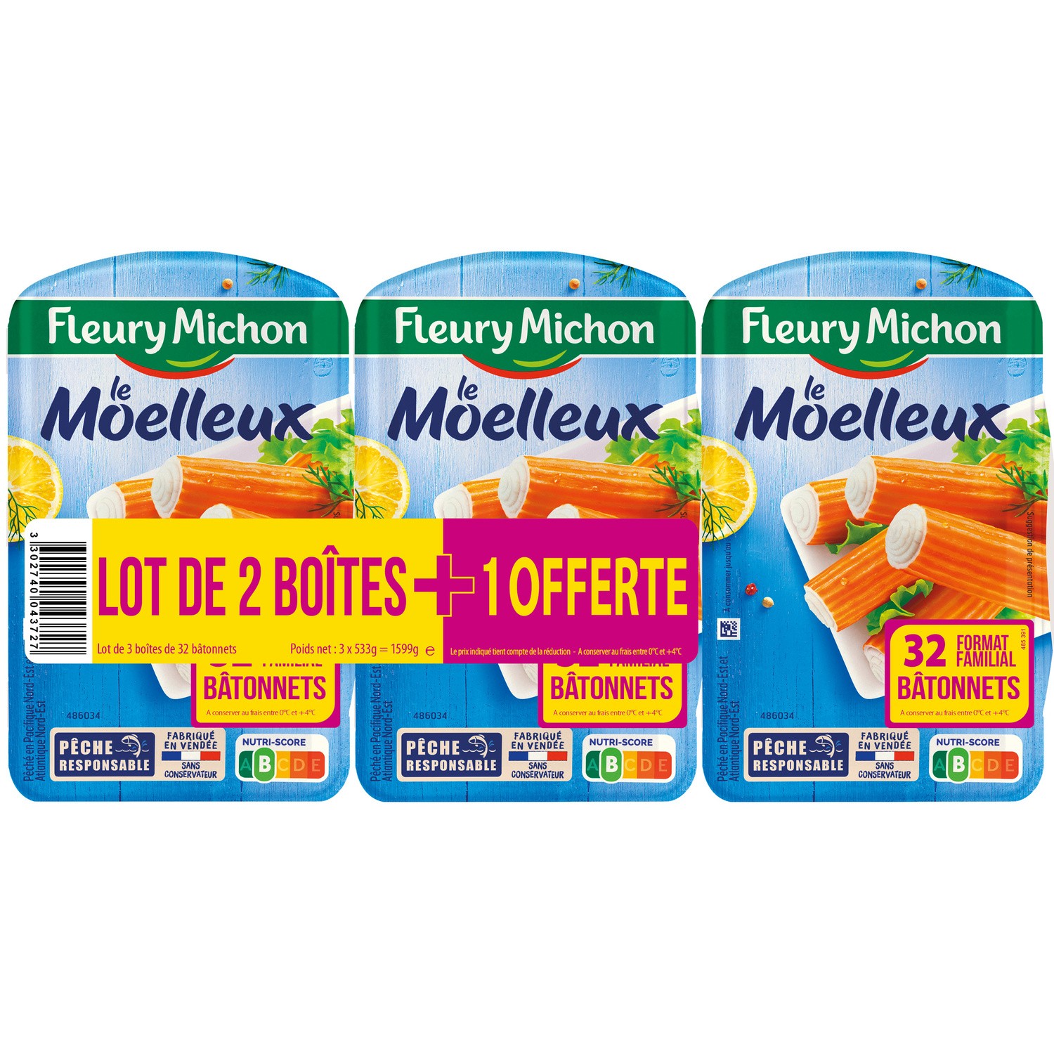 FLEURY MICHON Surimi  FLEURY MICHON code EAN 3302740043727 
