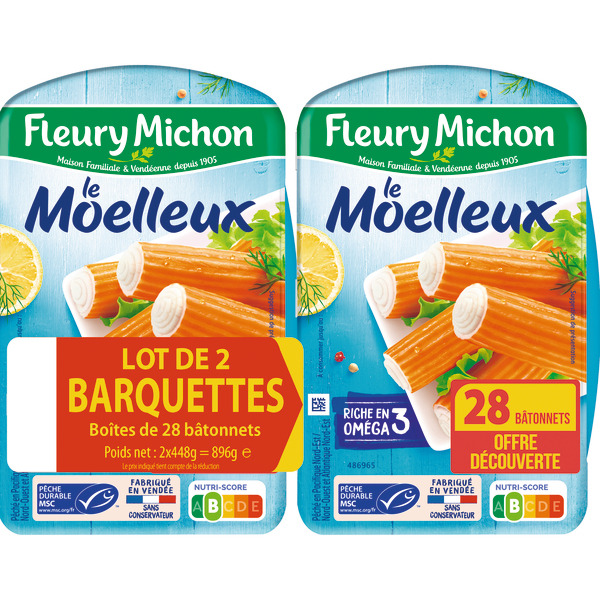 SURIMI MOELLEUX RICHE EN OMÉGA 3 

