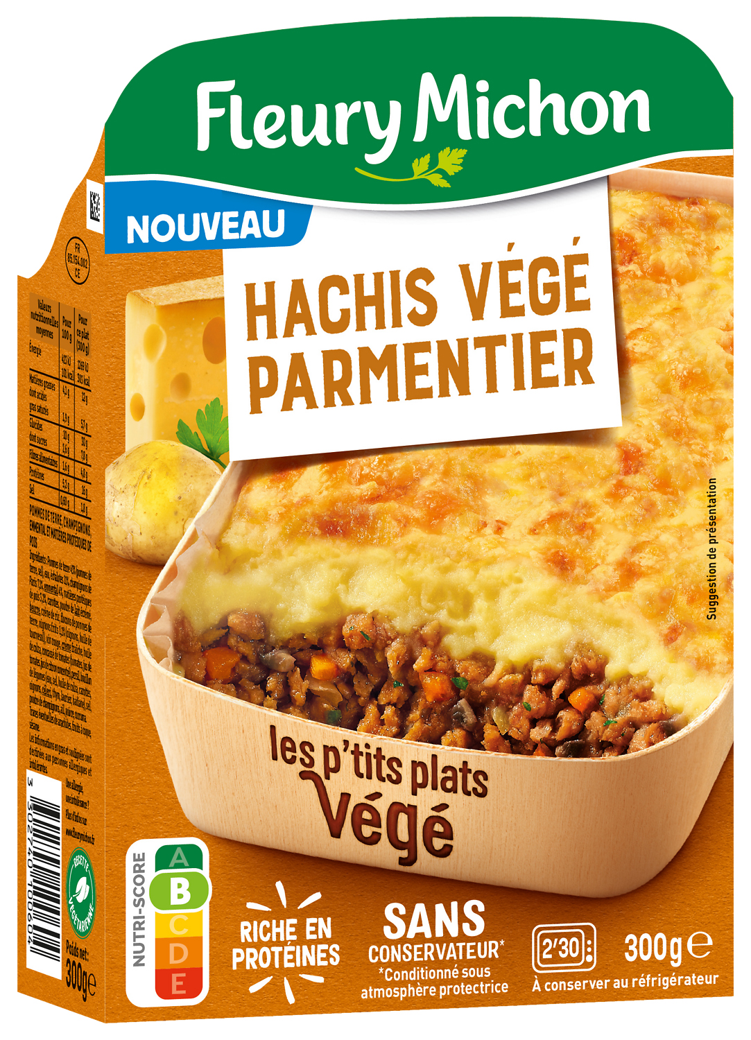  PLATS CUISINES VEGE FLEURY MICHON code EAN 3302740100611 