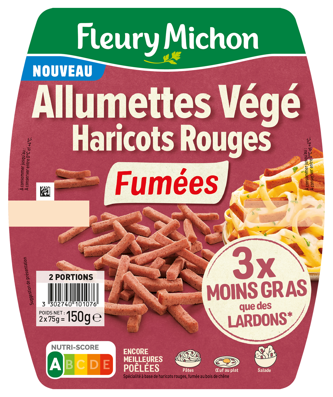 ALLUMETTES VEGE HARICOTS ROUGES FLEURY MICHON