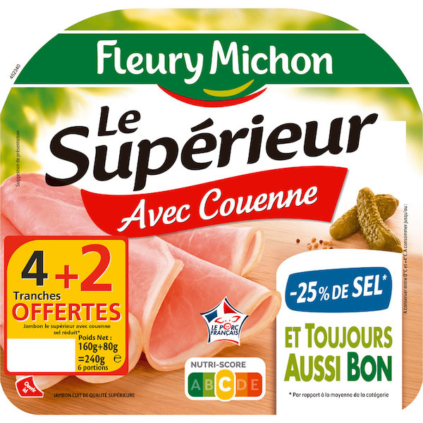 Jambon Le Supérieur -25% de sel