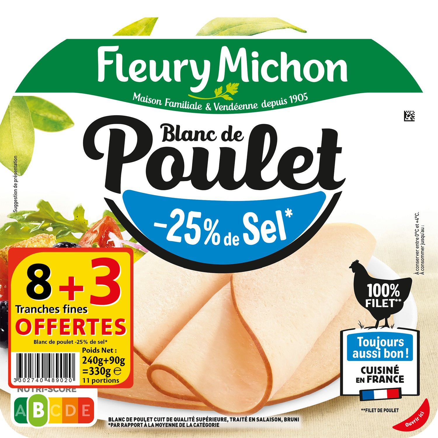 Blanc poulet FLEURY MICHON 3302740489020 FLEURY MICHON Blanc poulet FLEURY MICHON 3302740489020 FLEURY MICHON