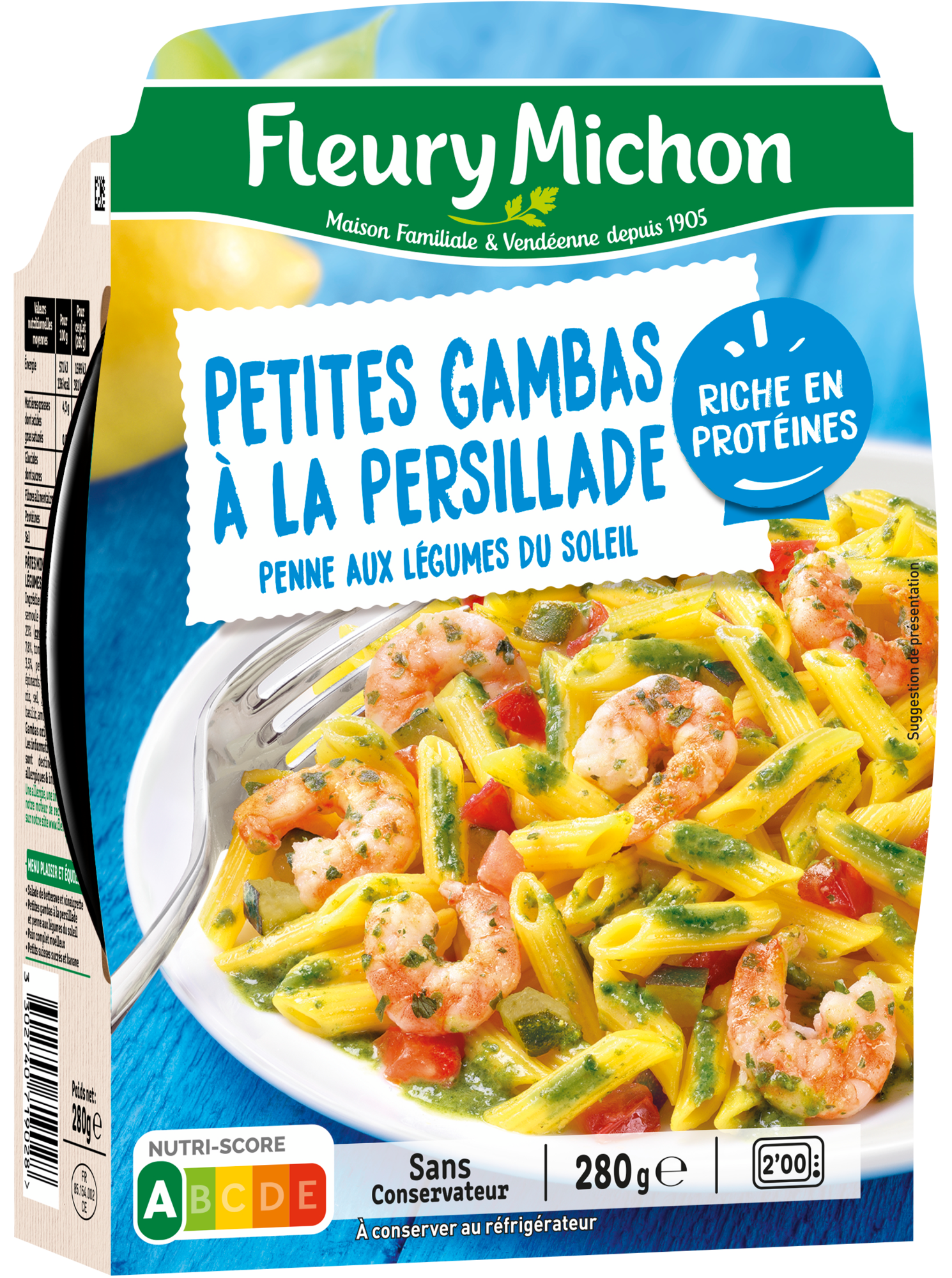 Petites gambas à la persillade 3302740719028 FLEURY MICHON Petites gambas à la persillade 3302740719028 FLEURY MICHON
