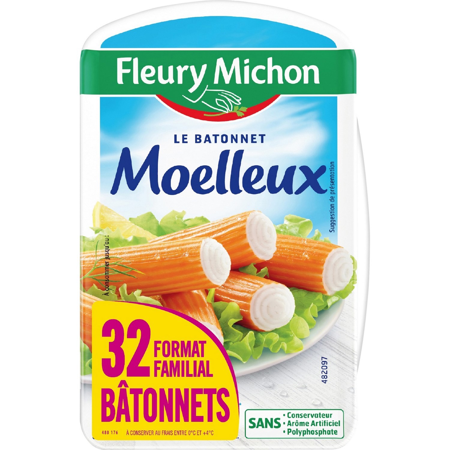 Surimi bâtonnet moelleux FLEURY MICHON