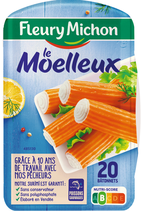 20 BÂTONNETS LE MOELLEUX fleury michon