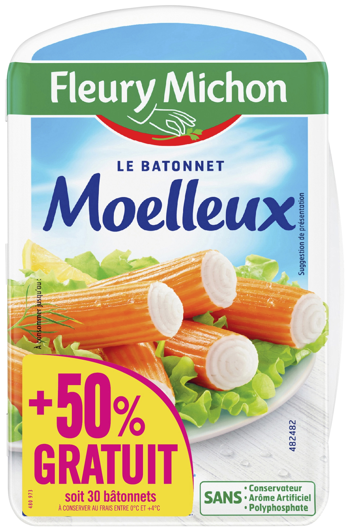 Surimi moelleux Fleury Michon