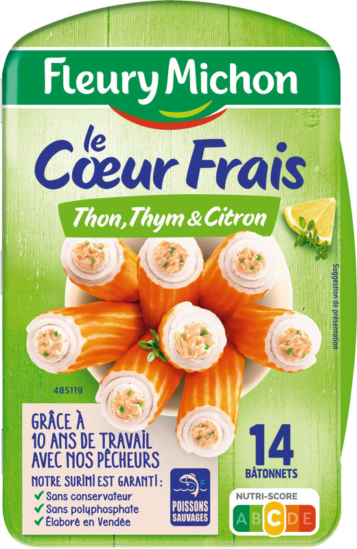 LE CŒUR FRAIS BÂTONNETS THON, THYM & CITRON fle...