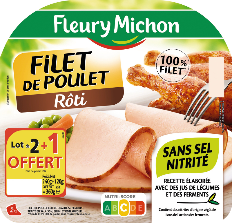 FILET DE POULET RÔTI fleury michon
