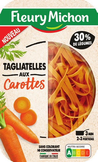 TAGLIATELLES AUX CAROTTES fleury michon