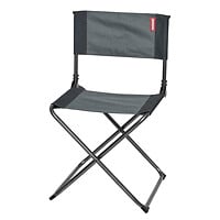 Chaise pliante gris noir