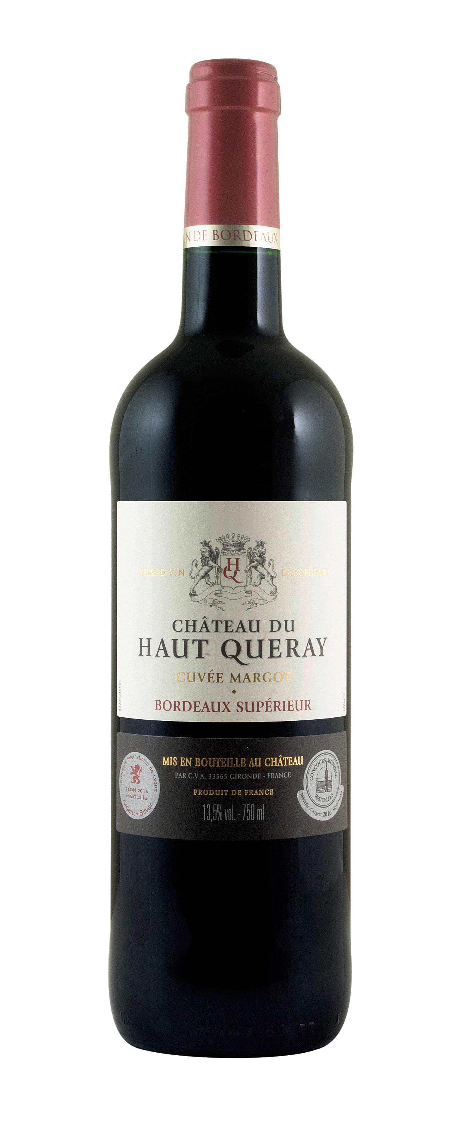 Bordeaux Supérieur CHATEAU DU HAUT QUERAY Cuvée Margot Rouge 3303292610948 (3303292610948)