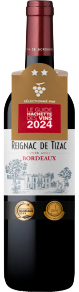 CUVÉE ANAË CHÂTEAU REIGNAC DE TIZAC AOP BORDEAUX ROUGE
CUVÉE ANAË CHÂTEAU REIGNAC DE TIZAC code EAN 3303293400302 
