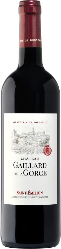  SAINT-ÉMILION AOP ROUGE CHÂTEAU GAILLARD DE LA GORCE 2022 code EAN 3303293400401 
