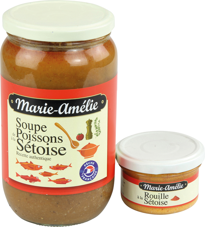 LOT DE SOUPE DE POISSONS À LA SÉTOISE + ROUILLE 3303640004115 MARIE-AMéLIE
