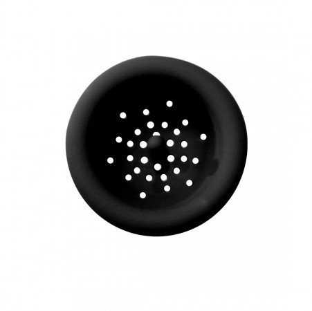 Filtre évier silicone noir Ø 11 cm