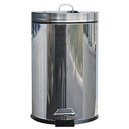 Frandis - poui20 - Poubelle à pédale 20l inox