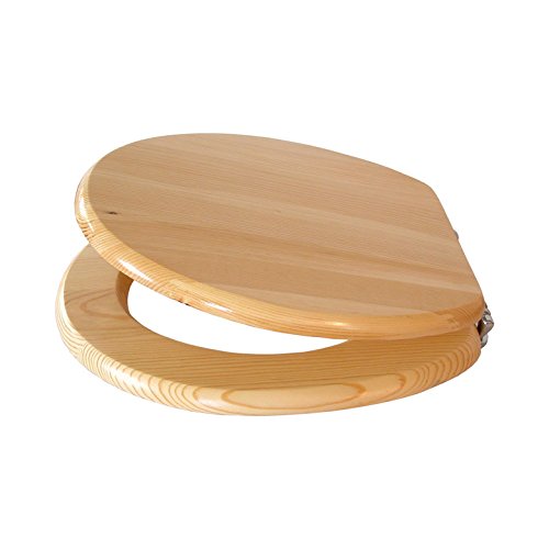 Frandis AWCPIN Abattant WC Bois Pin Verni Charn...