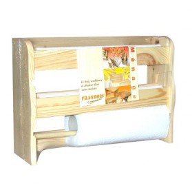 FRANBOIS Distributeur triple rouleaux en bois clair vernis 3304999002333 (3304999002333)