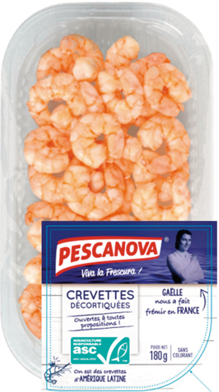 CREVETTES DÉCORTIQUÉES ASC (p) Pescanova