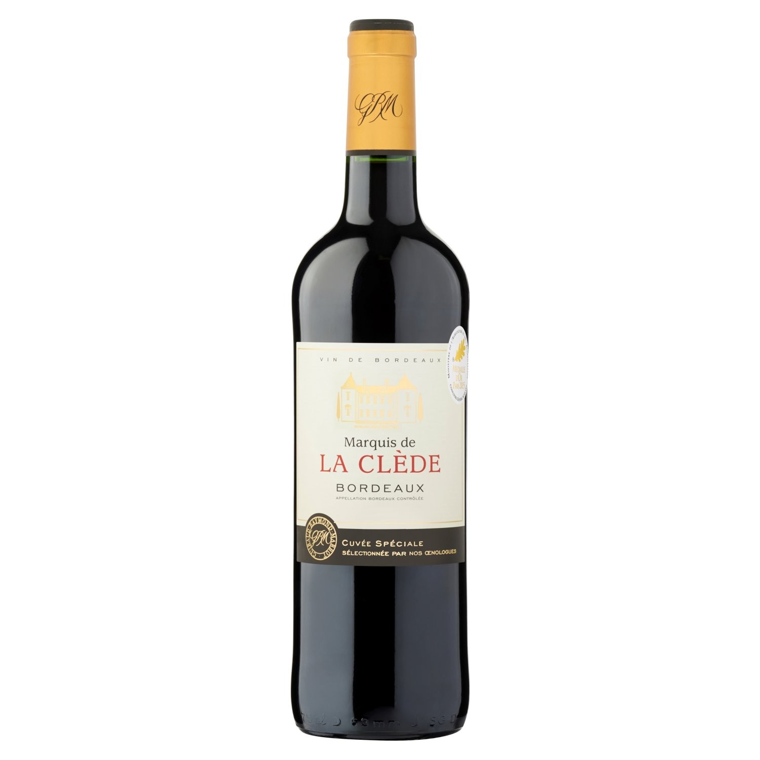 Vin rouge Bordeaux 2014 MARQUIS DE LA CLEDE