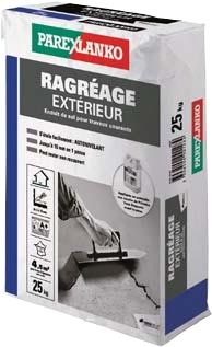 RAGRÉAGE SOL EXTÉRIEUR(1)(2)