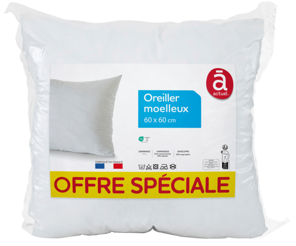  Oreiller Doux Et Moelleux Actuel code EAN 3307410008235 