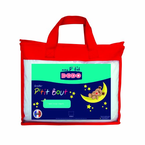 P'titbout oreiller blanc 40/60 cm  synthétique ...