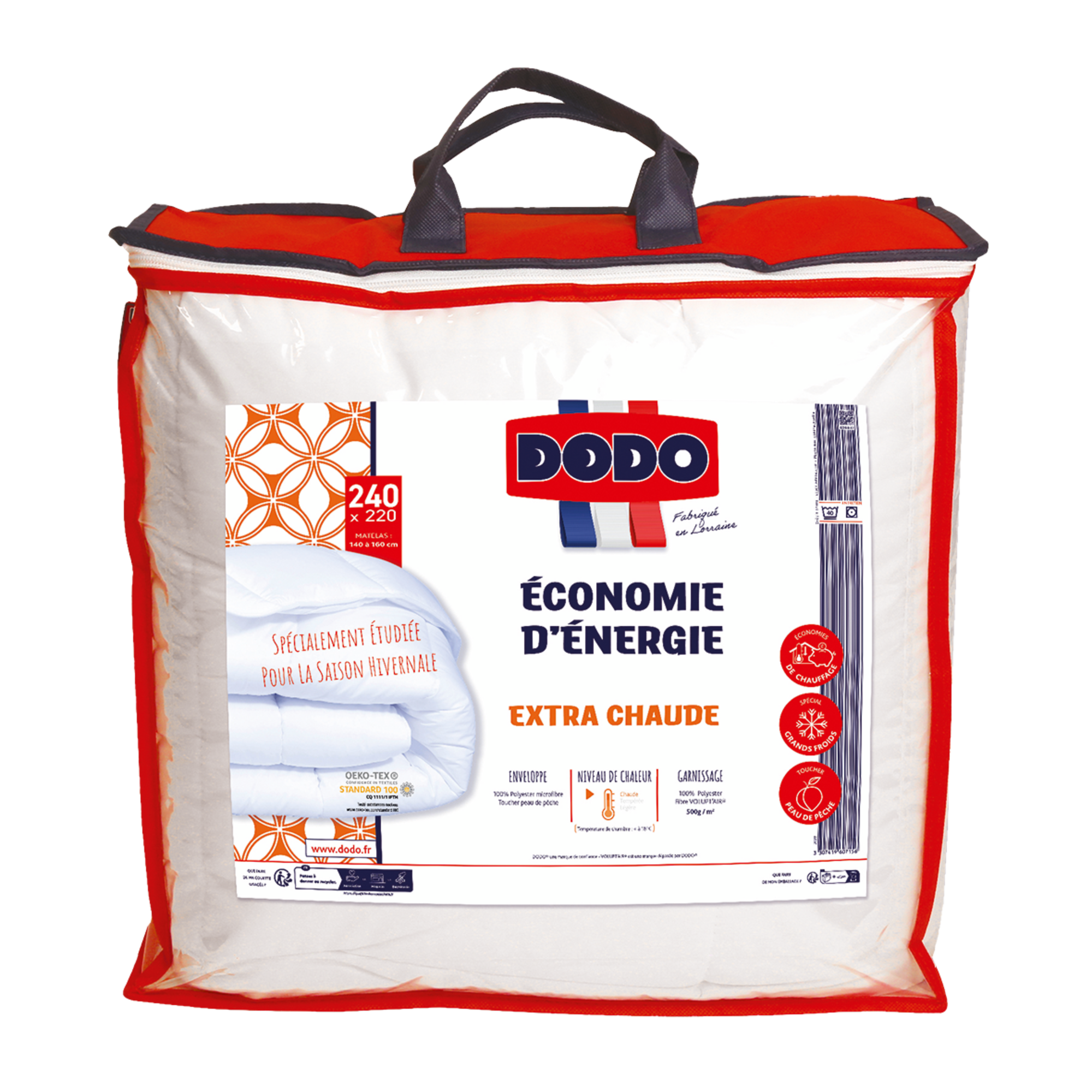 COUETTE ÉCONOMIE D'ÉNERGIE 140X200 CM