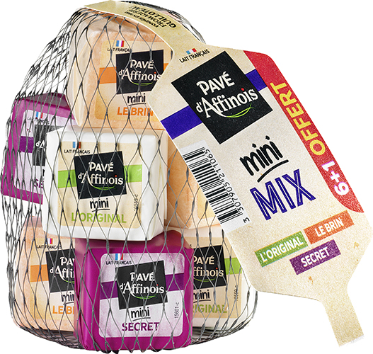  MINI “PAVÉ D'AFFINOIS”
MIX 3 VARIÉTÉS 
24% Mat.Gr. code EAN 3307905211065 