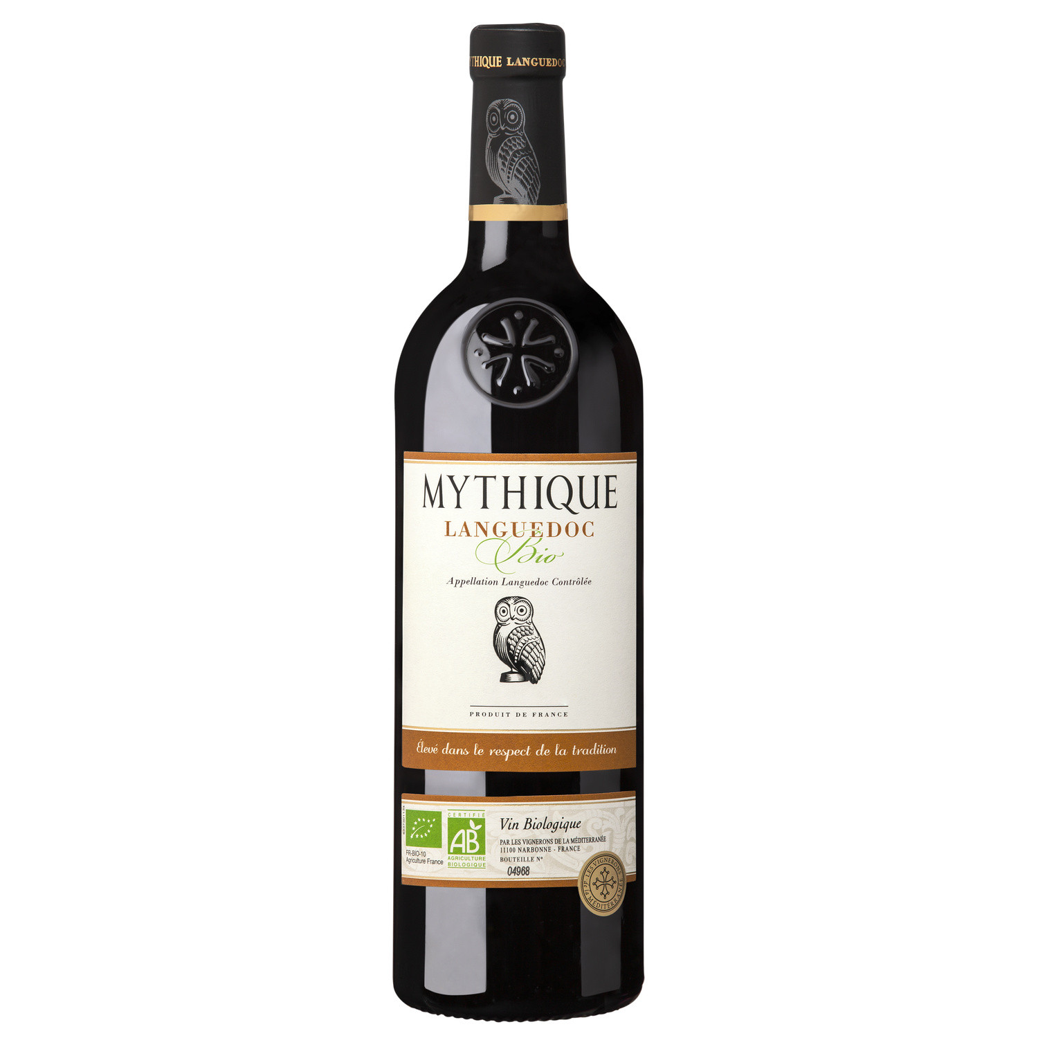 Vin rouge AOP Languedoc Bio MYTHIQUE