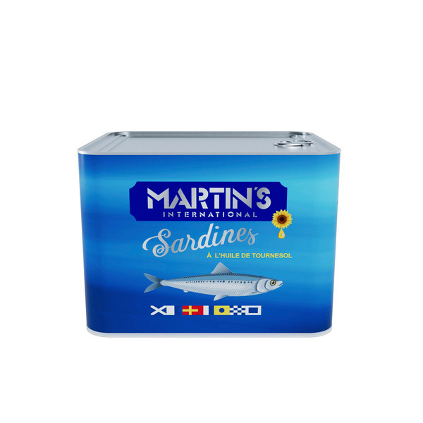 SARDINES À L'HUILE VÉGÉTALE 
