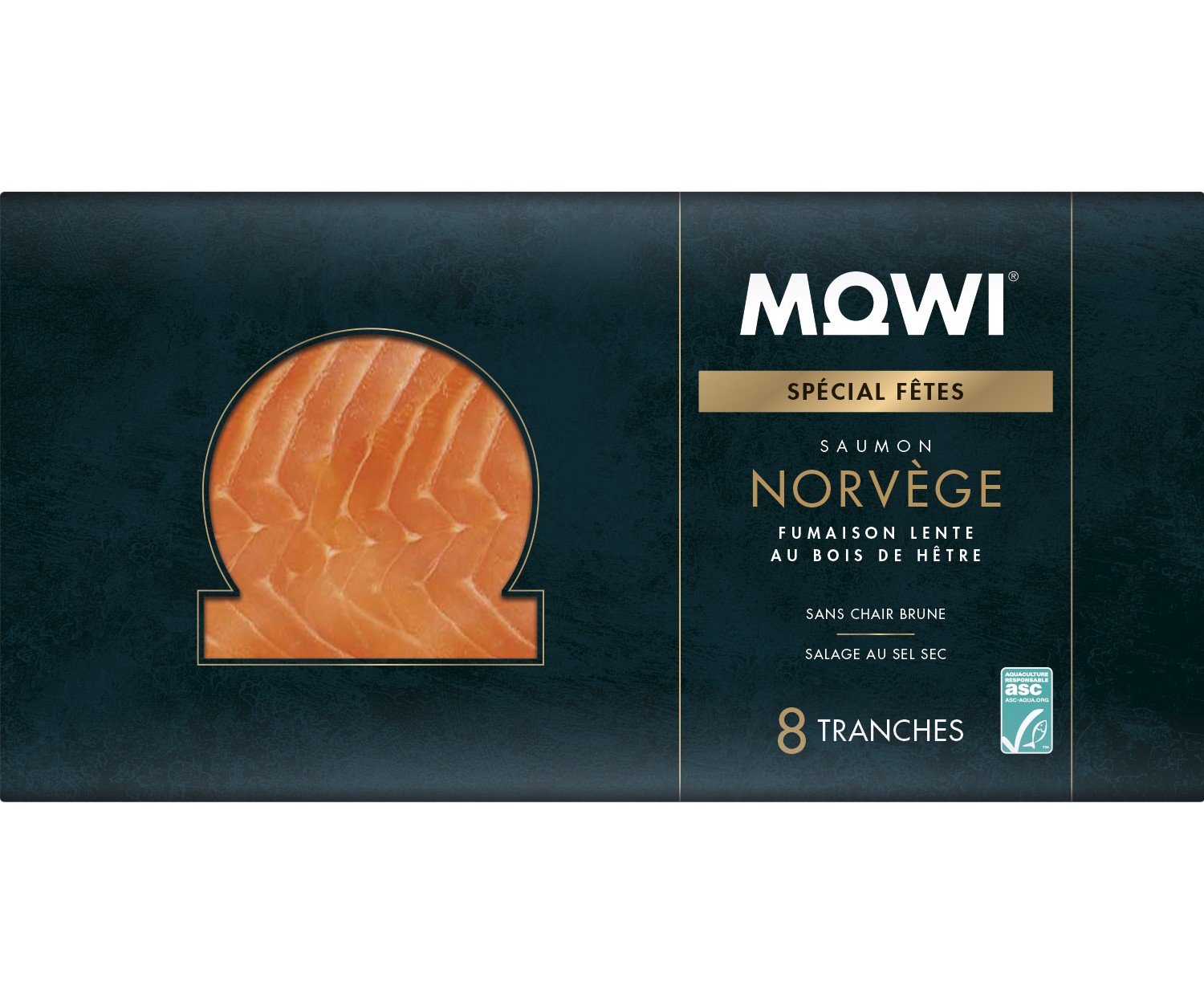 MOWI Saumon fumé de Norvège MOWI code EAN 3321431026528 