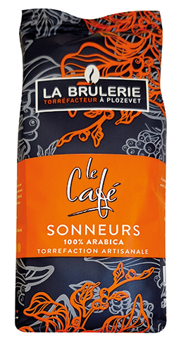 LA BRÛLERIE DE PLOZÉVET CAFÉ MOULU 100% ARABICA LE CAFÉ SONNEURS code EAN 3322115 