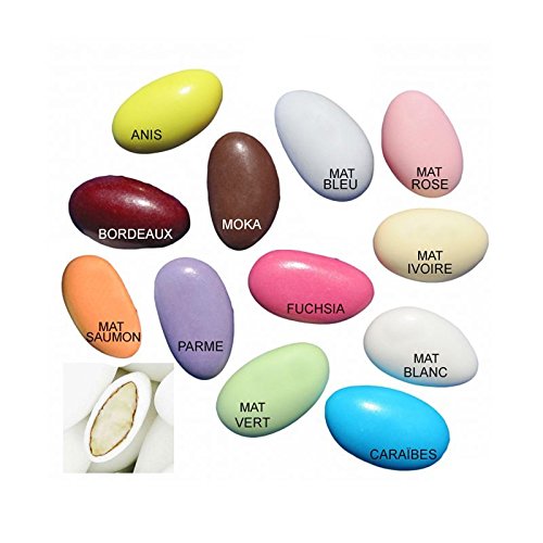 1 KG DRAGÉES AMANDES FINES BLANCHES