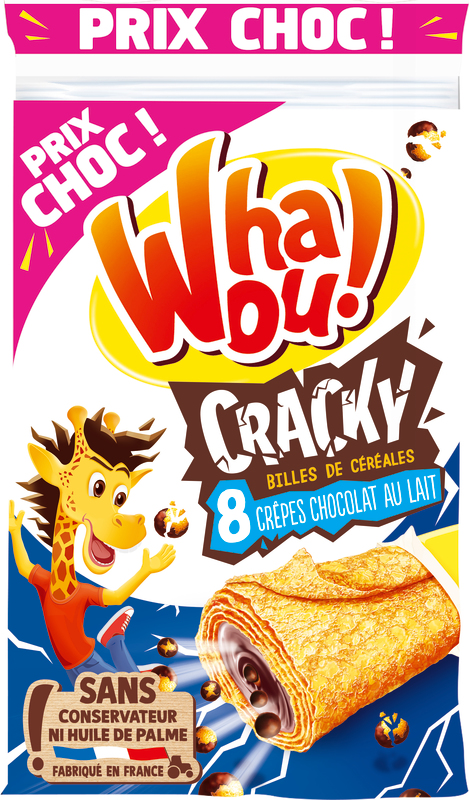 CRÊPES CRACKY CHOCOLAT AU LAIT Whaou!