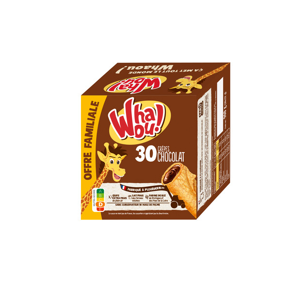WHAOU Crêpes "Offre Familiale" code EAN 3322680011013 