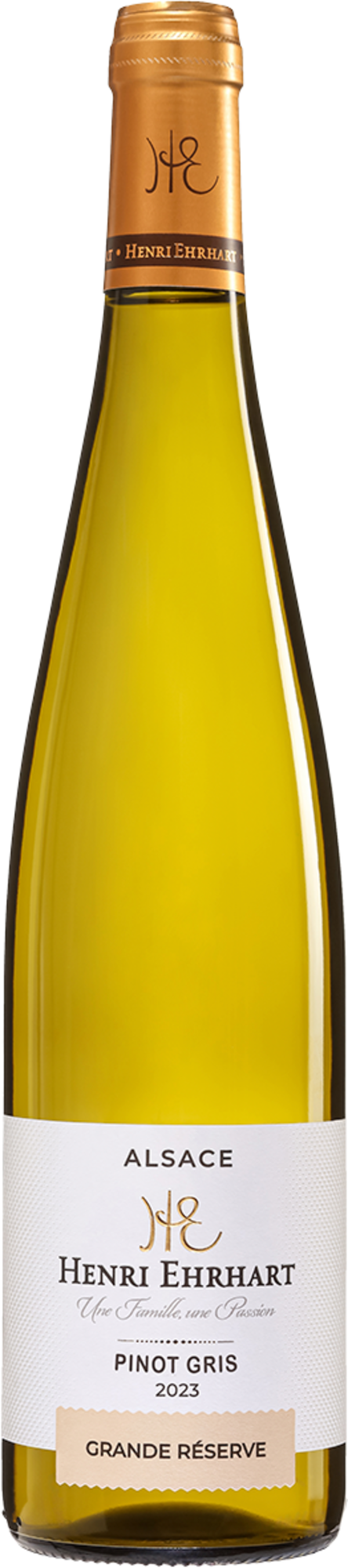 HENRI EHRHART AOP ALSACE PINOT GRIS BLANC DEMI-SEC  - H. EHRHART GRANDE RÉSERVE 2023 code EAN 3322721209447 
