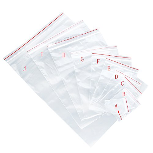 Lot 100 de plastique transparent zip sacs de ra...