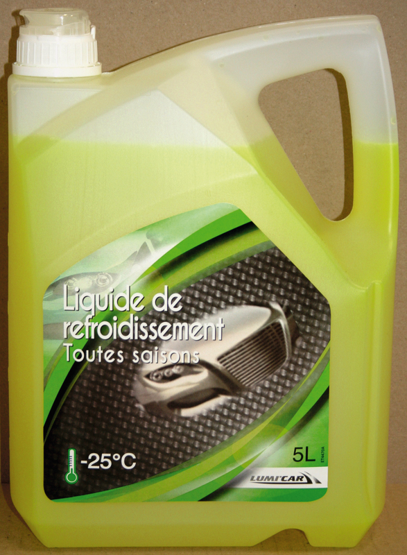LIQUIDE DE REFROIDISSEMENT  -25° 5L Lumi'car