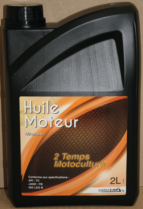 DIFFÉRENTES HUILES MOTOCULTURE 2T ET 4T 2 LITRE...