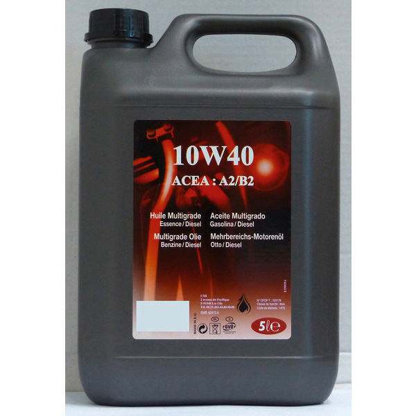 Huile 10W40 essence ou diesel 5 Litres 3323720514143 