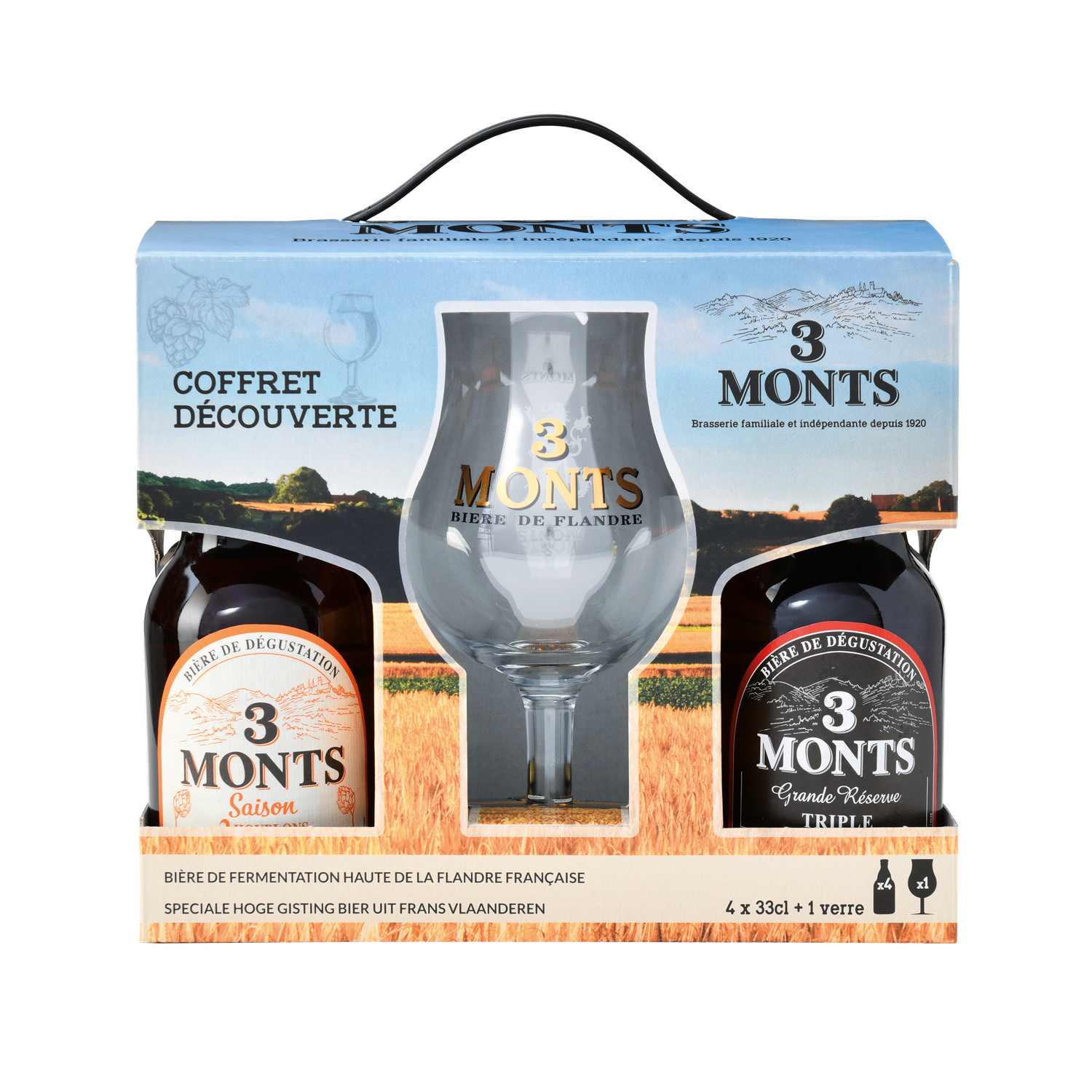 Bière blondes 3 MONTS 3324020217338 3 MONTS Bière blondes 3 MONTS 3324020217338 3 MONTS