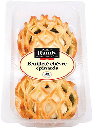 MAISON RANDY FEUILLETÉ CHÈVRE ÉPINARDS code EAN 3325420030534 