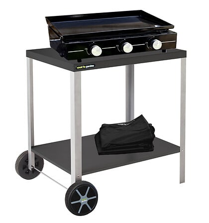 COOKIN G. Desserte avec housse - Plancha gaz a ...