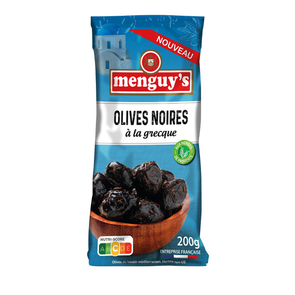 Olives noires à la grecque