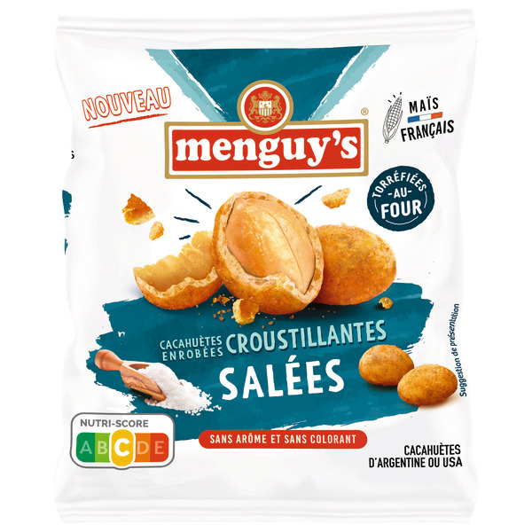 CACAHUÈTES ENROBÉES CROUSTILLANTES SALÉES
