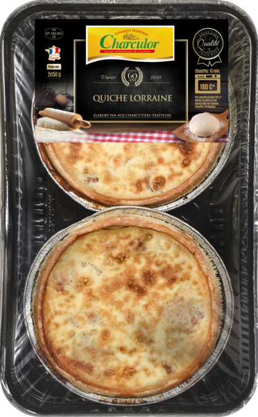 CHARCULOR QUICHE LORRAINE
 code EAN 3327511644705 