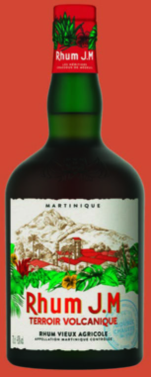  RHUM VIEUX AGRICOLE AOC MARTINIQUE "JM" TERROIR VOLCANIQUE code EAN 3329060003521 