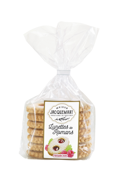 LUNETTES DE ROMANS À LA FRAMBOISE
